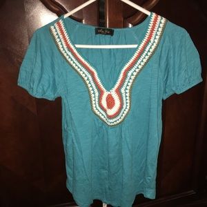 Melissa page petite blouse